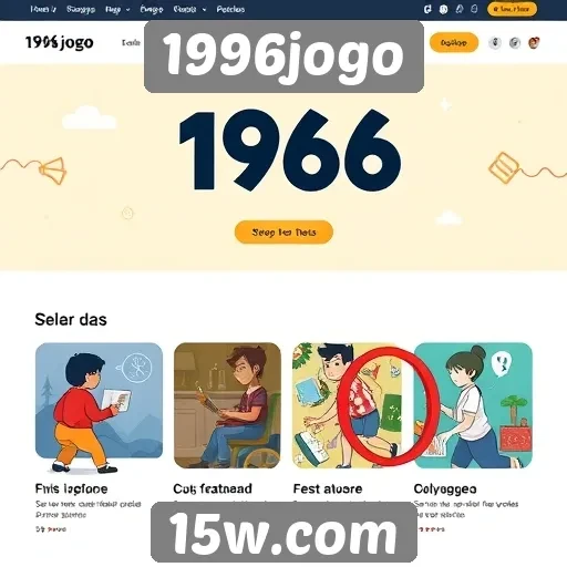 Acessibilidade e design no site 1996jogo